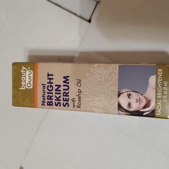 100% Natural Bright Skin Facial Brightener Serum with Rosehip‎ oil new - Picture 1 of 6
